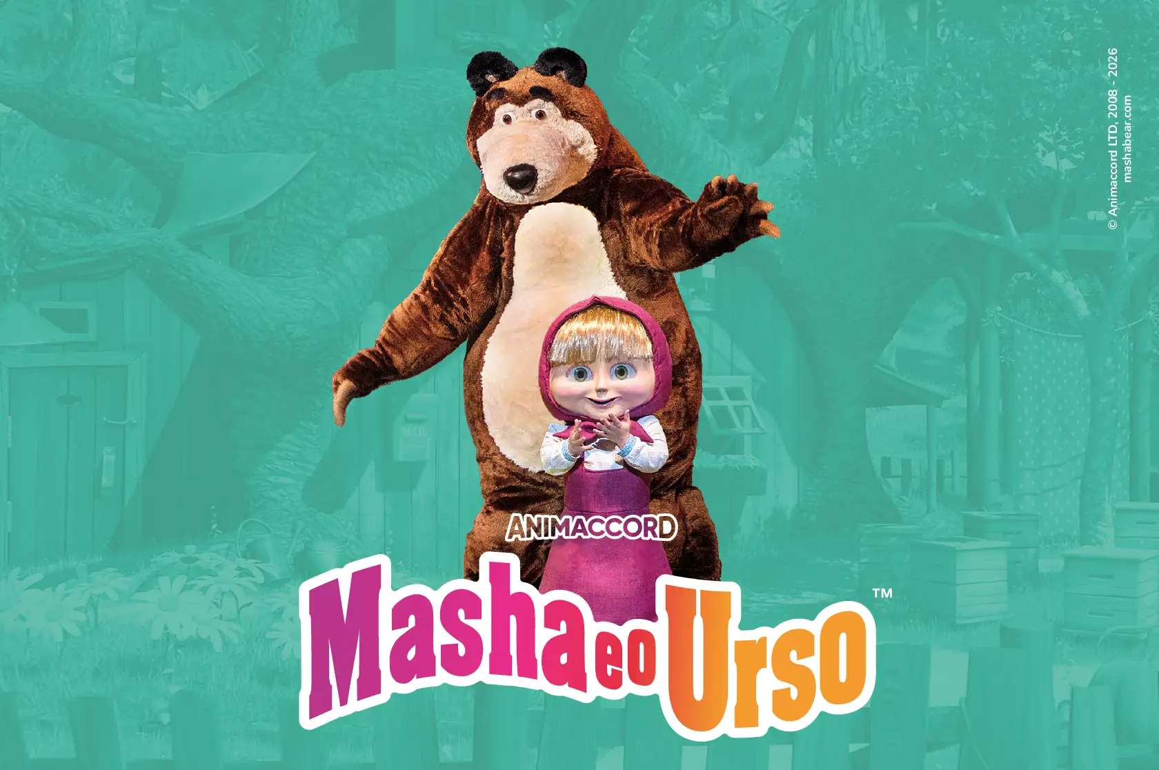 Espetáculo Infantil Masha e o Urso