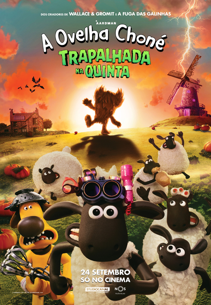 Cartaz - A Ovelha Choné: Trapalhada na Quinta VP
