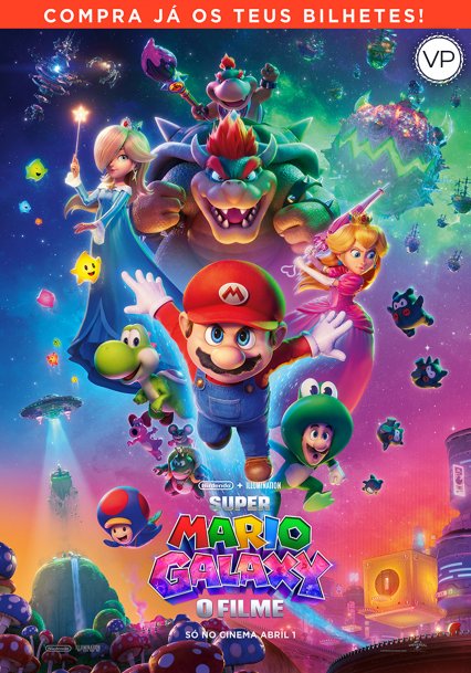 Cartaz - SUPER MARIO GALAXY O FILME VP