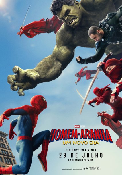 Cartaz - HOMEM ARANHA UM NOVO DIA