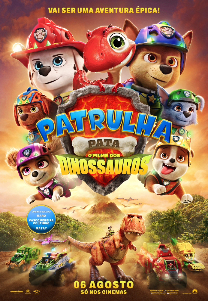 Cartaz - PATRULHA PATA: O FILME DOS DINOSSAUROS (DOB.)